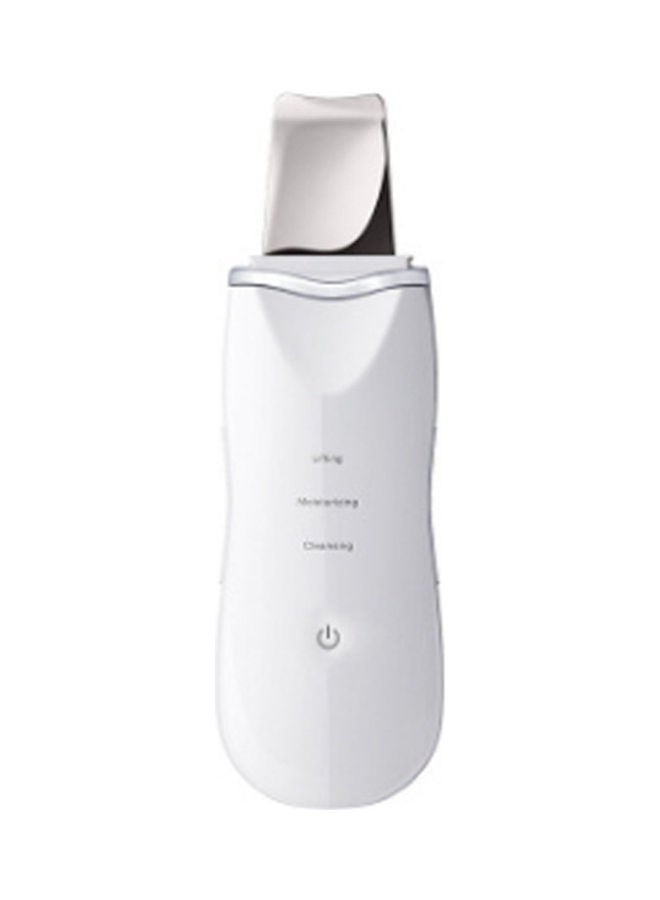 Vibrate Deep Face Cleaning Skin Scrubber Remove Dirt Blackhead Reduce Wrinkles Facial Lifting Peeling Ultrasonic Shovel White 43 x 15 x 128millimeter Vibrate Deep Face Cleaning Skin Scrubber Remove Dirt Blackhead Reduce Wrinkles Facial Lifting Peeling Ultrasonic Shovel White 43 x 15 x 128millimeter
